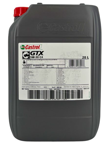 Castrol GTX 5W30 C4 - 20 litri