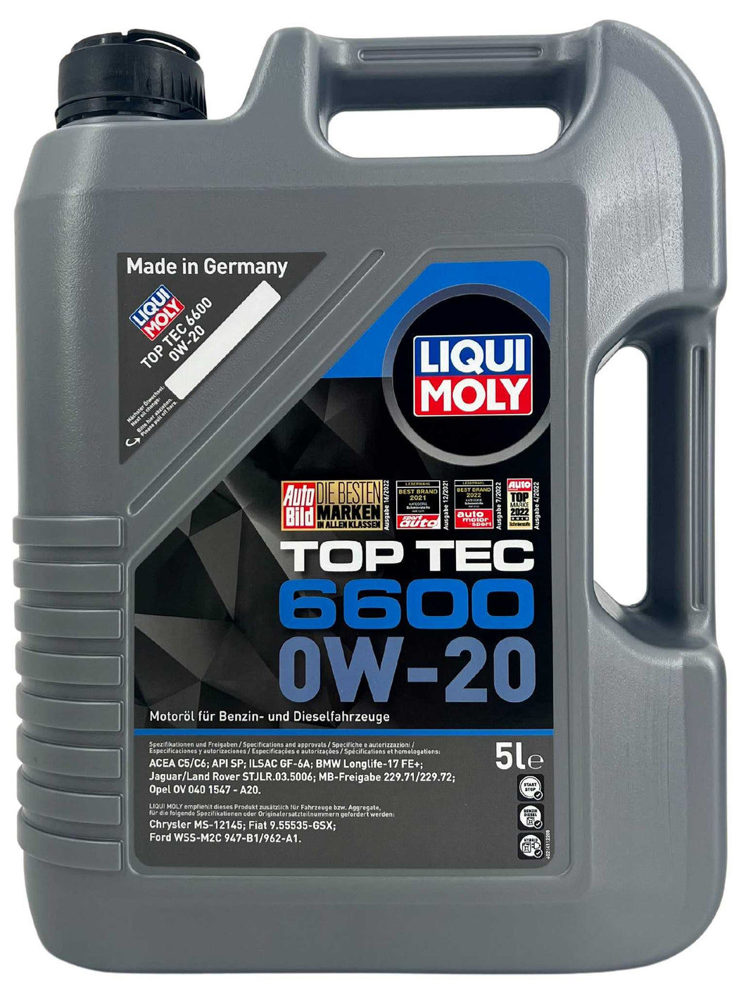 Liqui Moly Top Tec 6600 0W20 - 5 litri