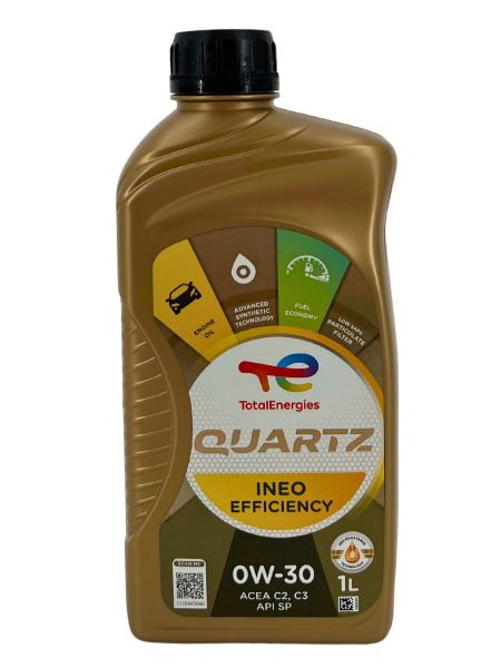 TOTAL Quartz Ineo Efficiency 0W30 - cartone 12 litri