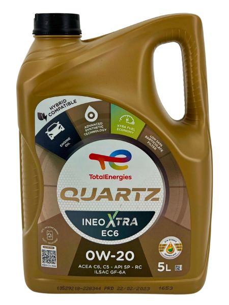 TOTAL Quartz Ineo Xtra EC6 0W20 - 5 litri