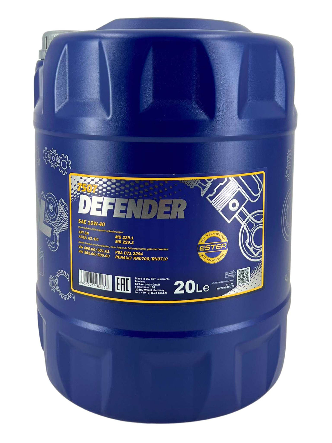 MANNOL defender 10W40 - 20 litri