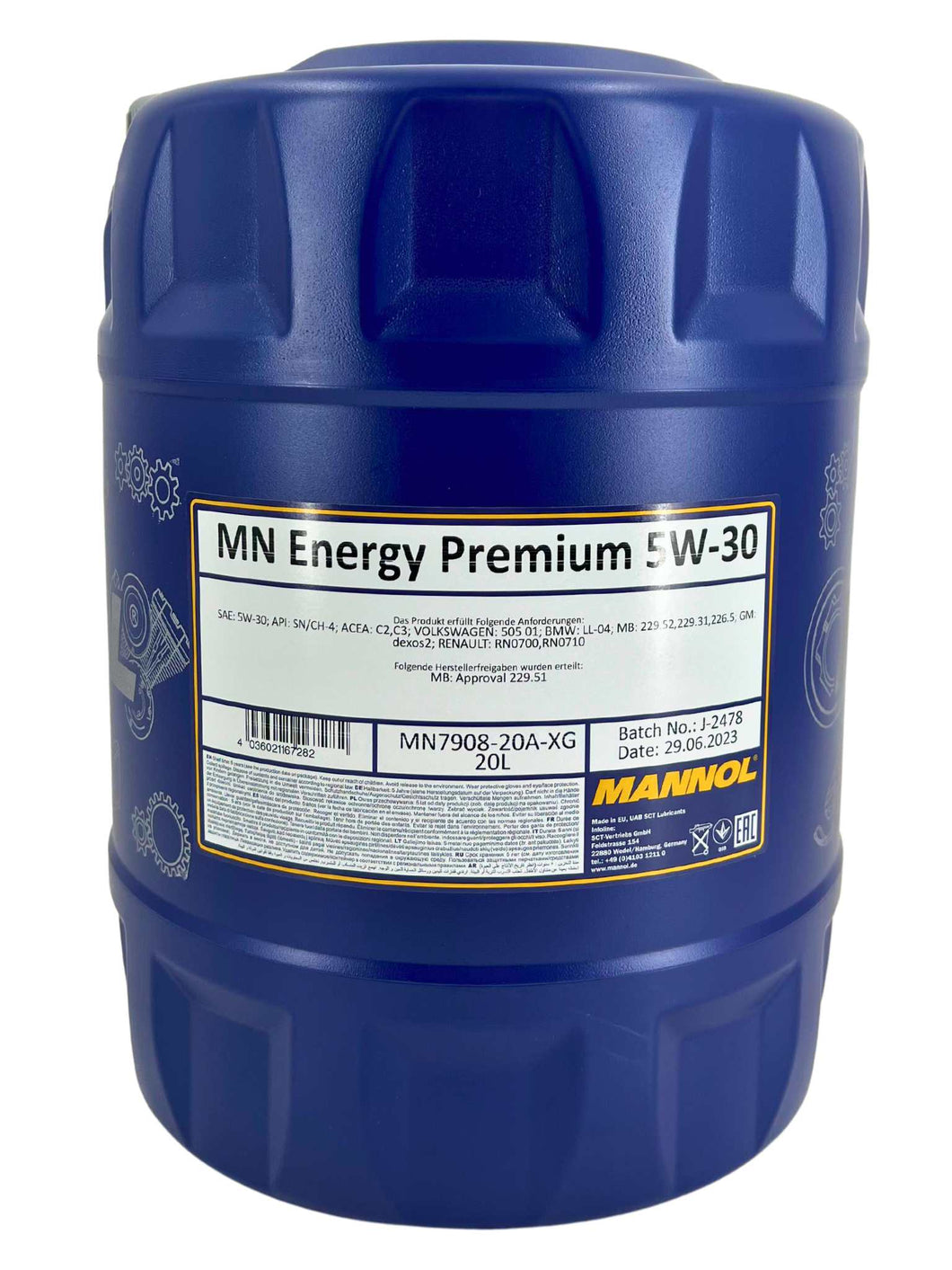 MANNOL energy premium 5W30 - 20 litri