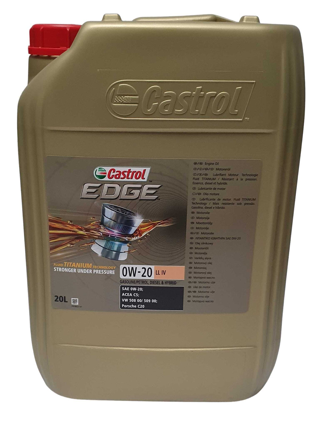 Castrol EDGE 0W20 LL IV - 20 litri