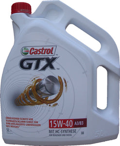 Castrol GTX 15W40 A3/B3 - 5 litri