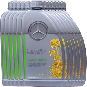 Mercedes original 5W30 MB 229.51 - cartone 12 litri