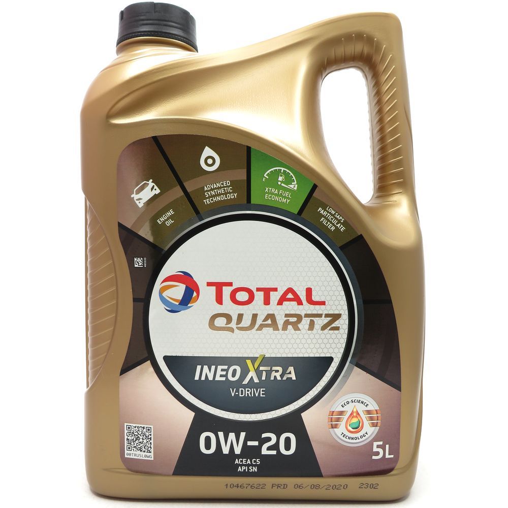 TOTAL Quartz ineo XTRA v-drive 0W20 VOLVO - 5 litri