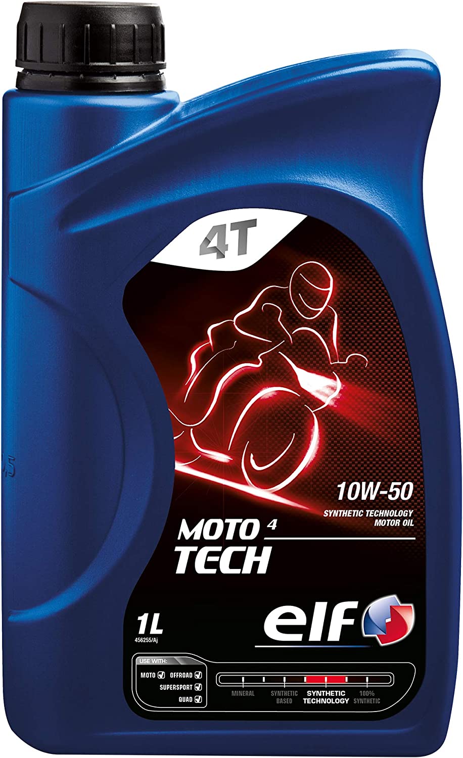 ELF MOTO 4 tech 10W50 - cartone 12 litri
