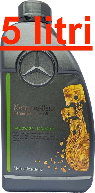 Mercedes original 0W20 MB 229.71 - 5 litri