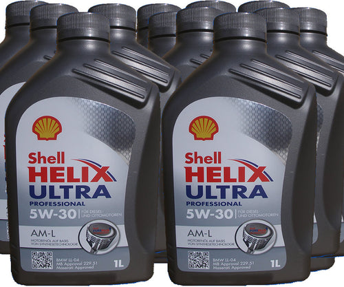 Shell Helix ultra professional AM-L 5W30 - cartone 12 litri