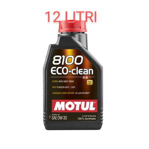 Motul 8100 ECO-Clean 0W30 - cartone 12 litri